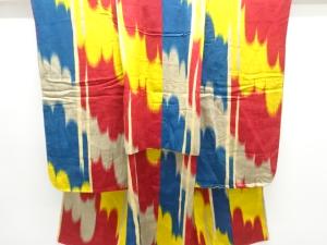 アンティーク　紋錦紗壷垂れ模様着物